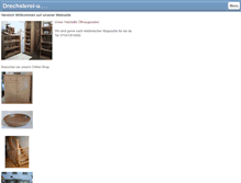 Tablet Screenshot of drechslerei-mobilsaegewerk-clauss.de